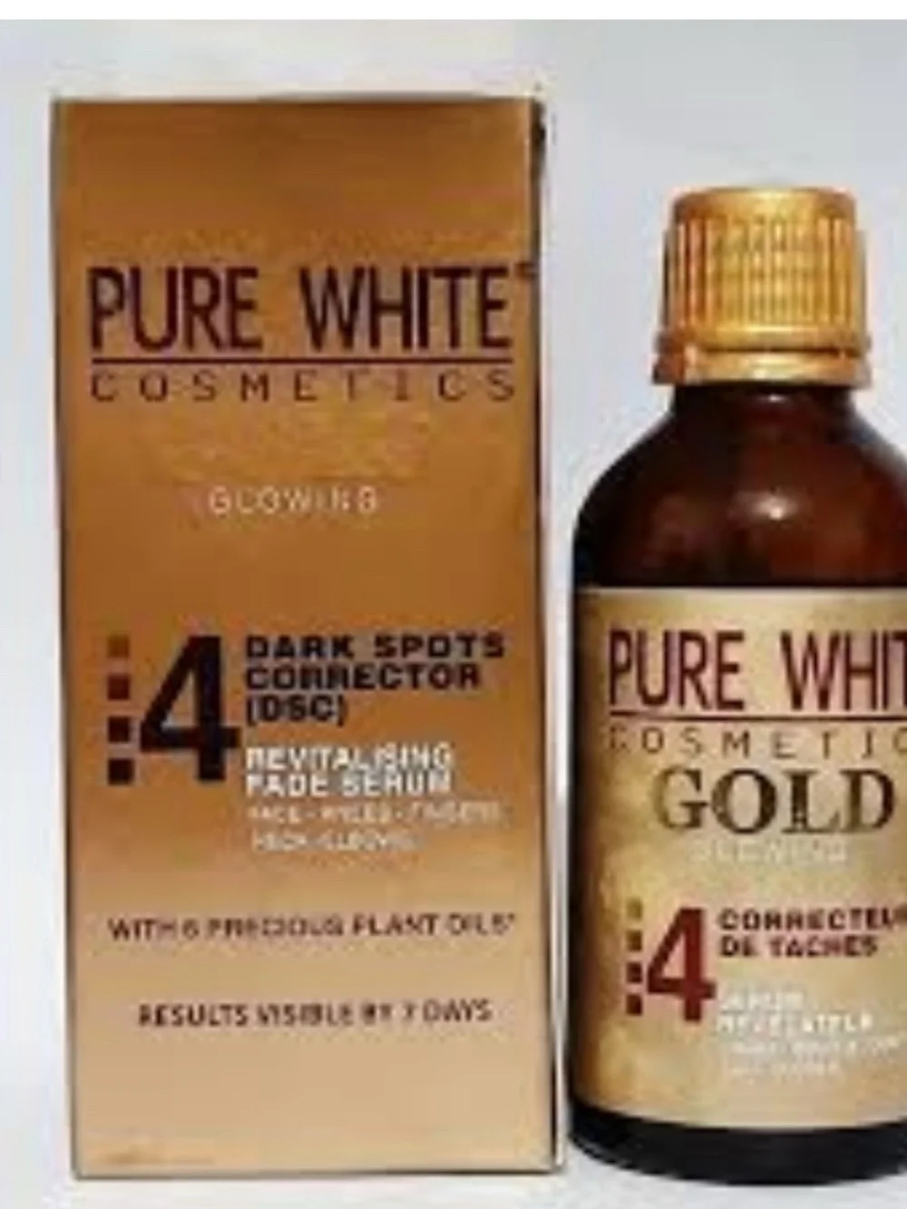 Gold Glowing Skincare Set - Brown/Gold